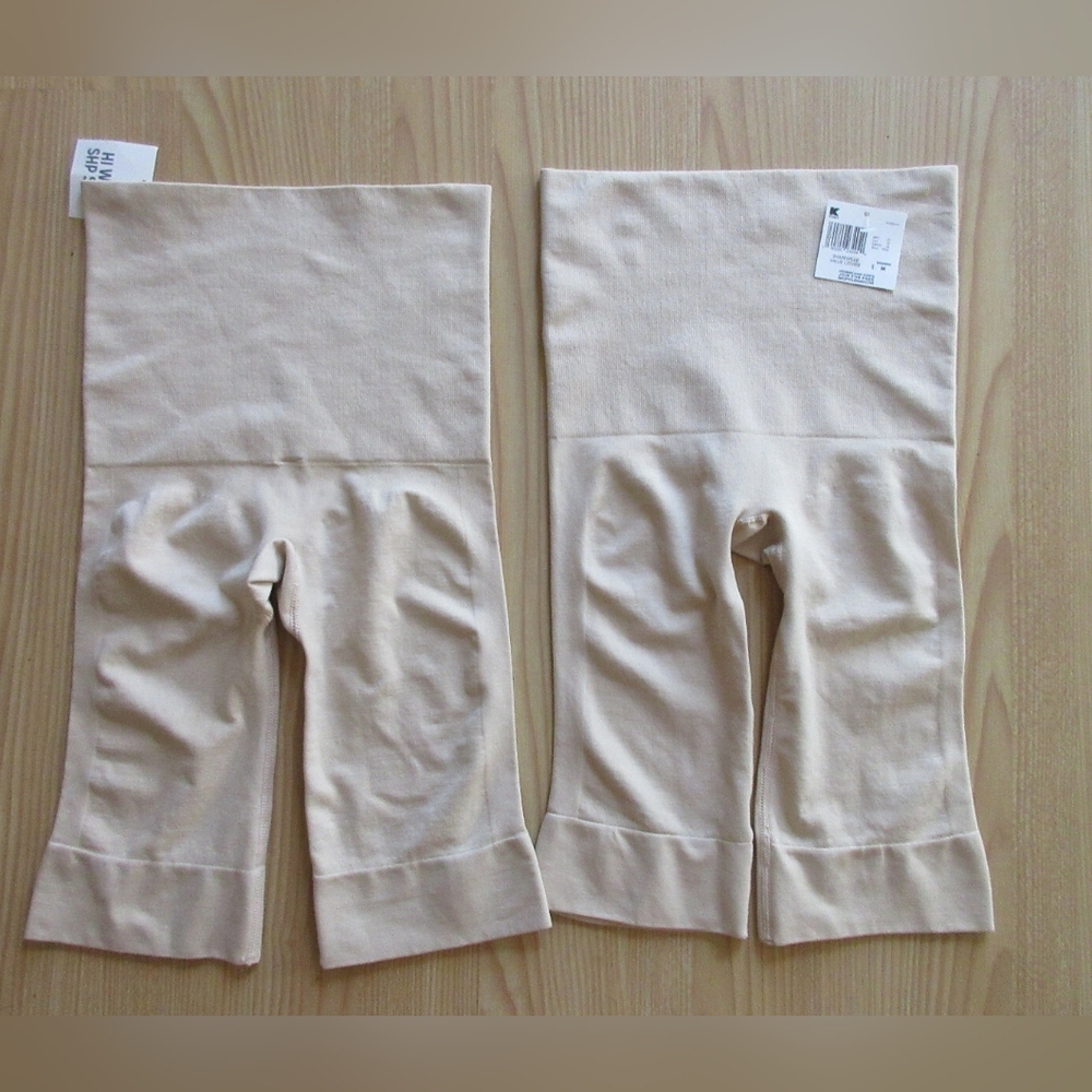 2 KMART  Hi-Waist Shapewear Beige Women's Size Medium New with Tags